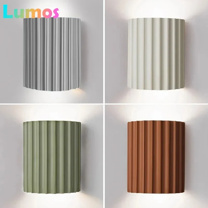 

Nordic LED Resin Wall Lamp Home Decoration Lighting Fixture For Bedroom Childrens Room Corridor Hallway Entrance Balcony