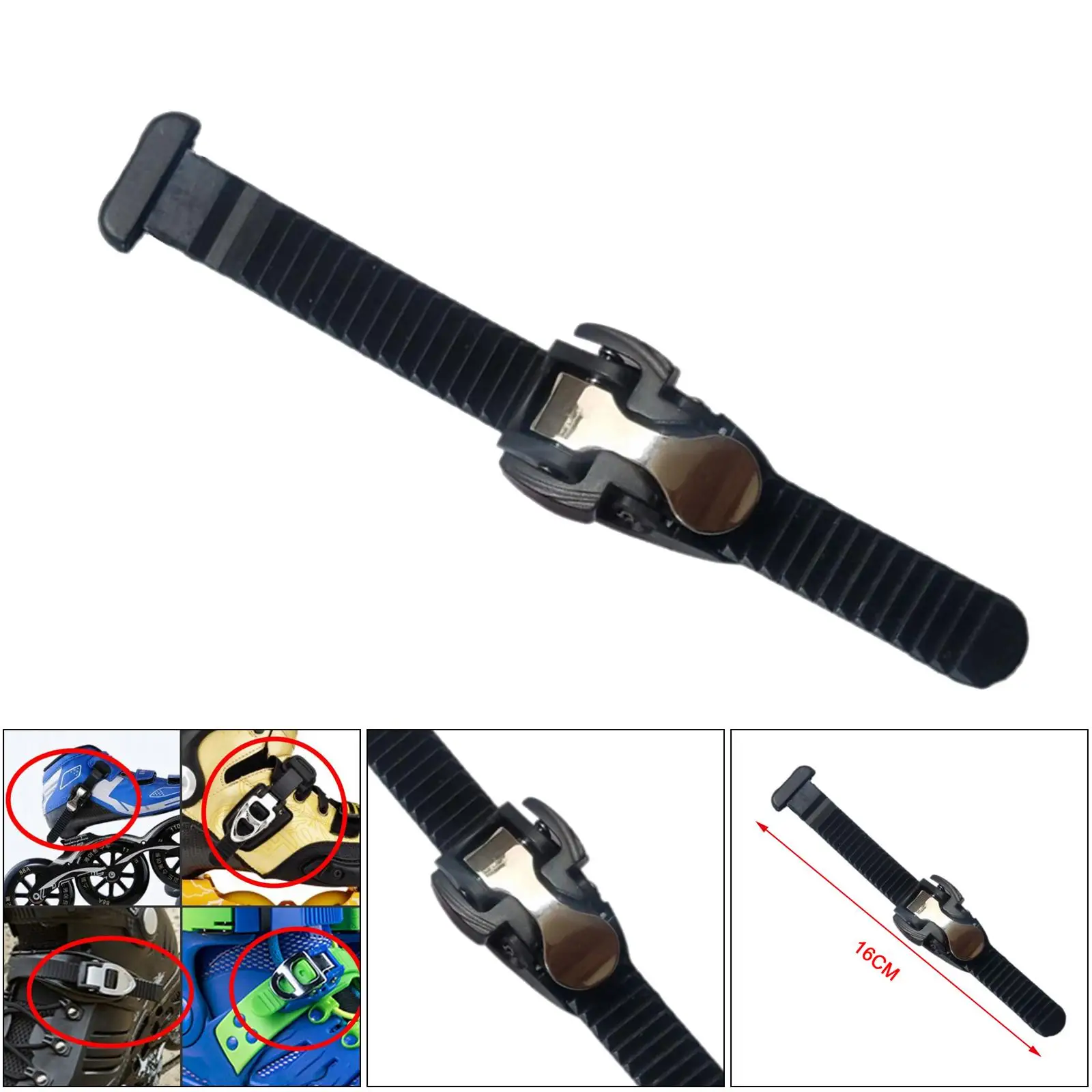 Roller Skate Energy Strap with Clamp Fixing T Belt Replacement