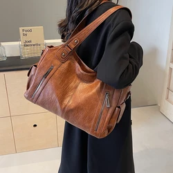 2024 High Quality Women's Bag New Fashion Trend Shoulder Bag Versatile Casual Large Capacity Commuter Zipper Handbag