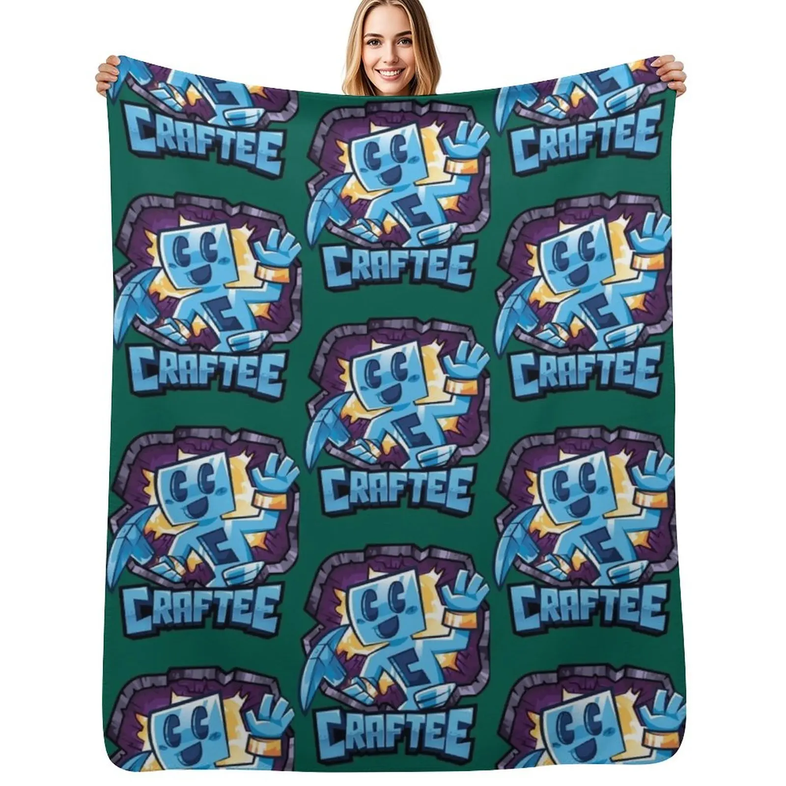 

Cute Craftee Throw Blanket Decoratives halloween Blankets For Baby Warm Blankets