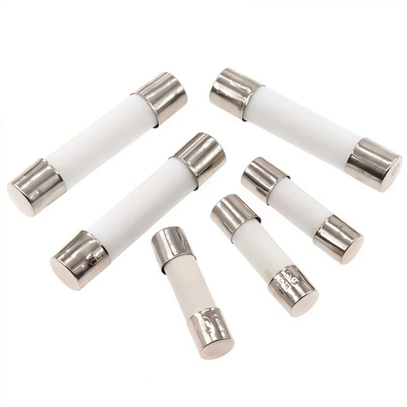 100PCS/lot 5*20mm 6*30mm Fast Blow Tube Fuses Mm 250V 0.1 0.2 0.3 0.5 1 2 3 4 5 6 8 10 15 20 25 30A AMP Fuse Ceramic Fuse