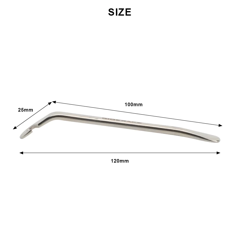 دراجة الإطارات رافعة عجلة أداة إزالة الفولاذ المقاوم للصدأ الجبلية الطريق إطار دراجة رافعة حدق أداة في الهواء الطلق ركوب الإطارات فتاحة الغراب بار #6