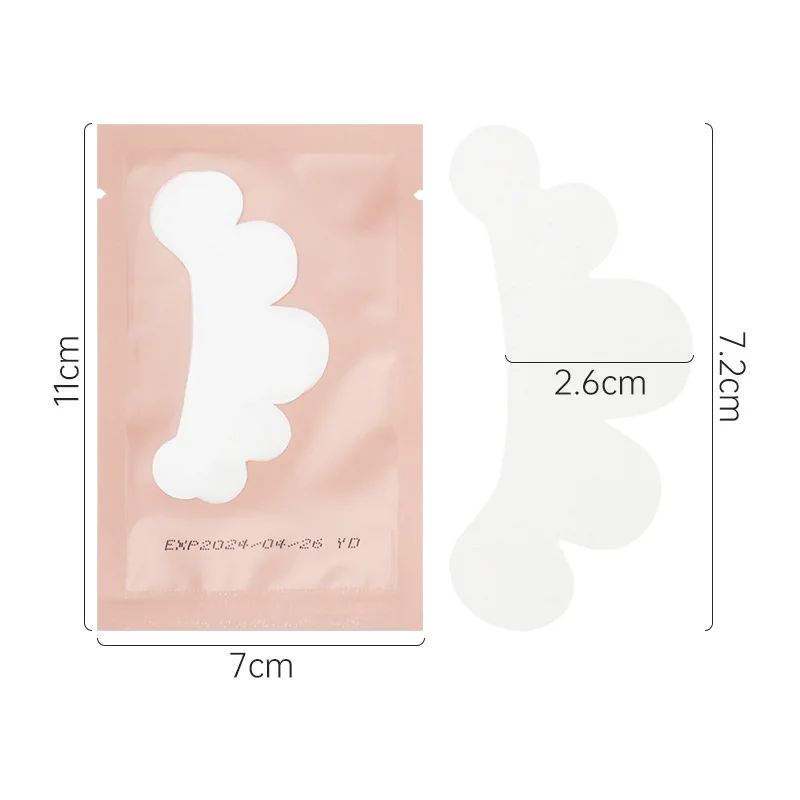 50 Pairs Cloud-Shaped Grafting Eyelash Gel Patches – Under Eye Pads for Eyelash Extension, False Lashes & Makeup Application