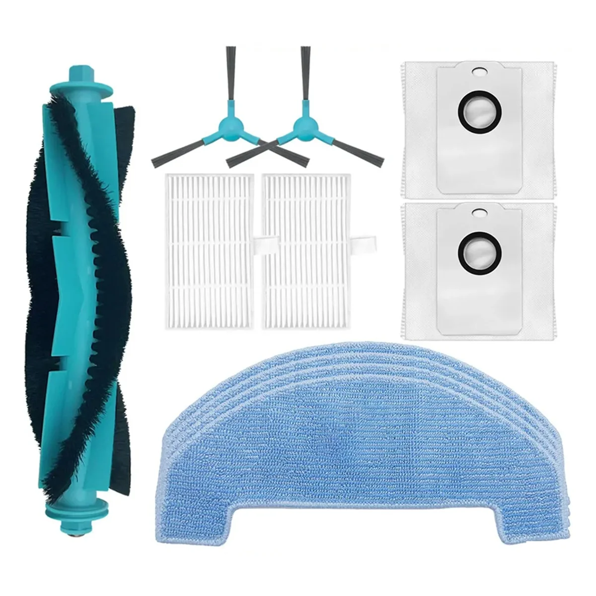 Atvel R80 베이스 롤러 사이드 브러시 필터 걸레 걸레 먼지 봉투, 로봇 진공 청소기 액세서리 부품