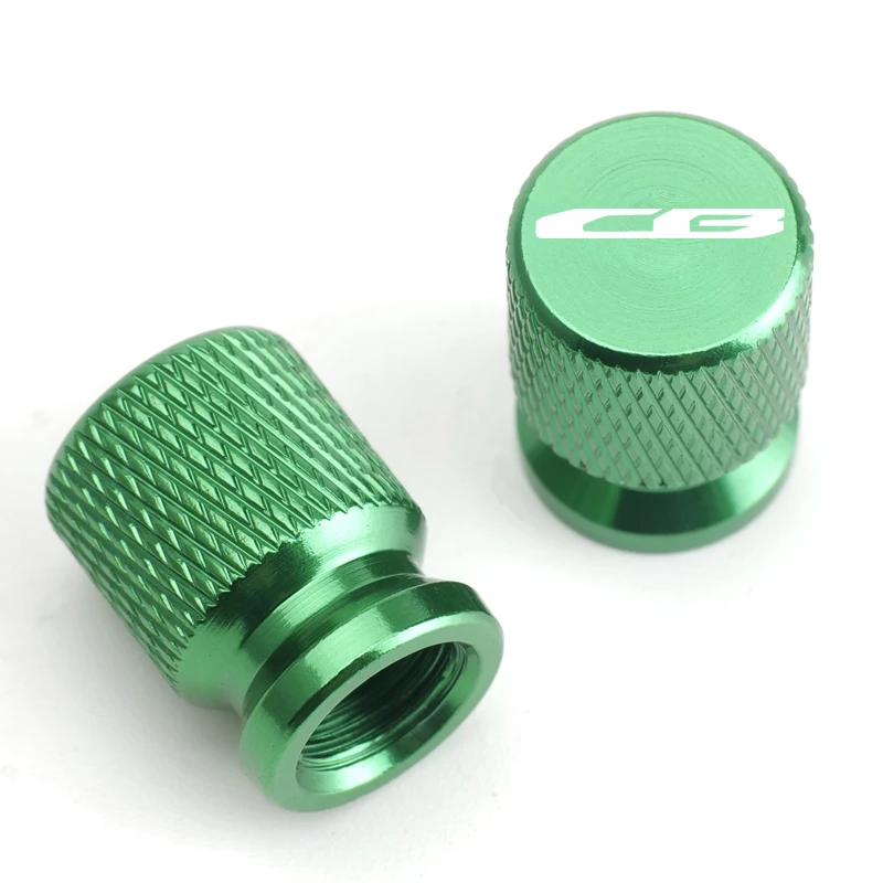 ホンダ CB125R CB150R CB190R CB250R CB300R CB400 CB500X CB500R CB650F CB1100 用 ロゴ「CB」付き ホイール タイヤ バルブステムキャップ カバー