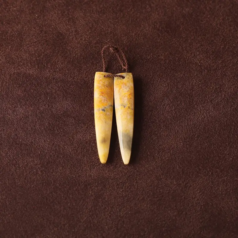 

Серьги ручной работы из натурального камня, бусины, модные украшения для женщин, 47x9x4 мм, 6,2 г, аксессуар