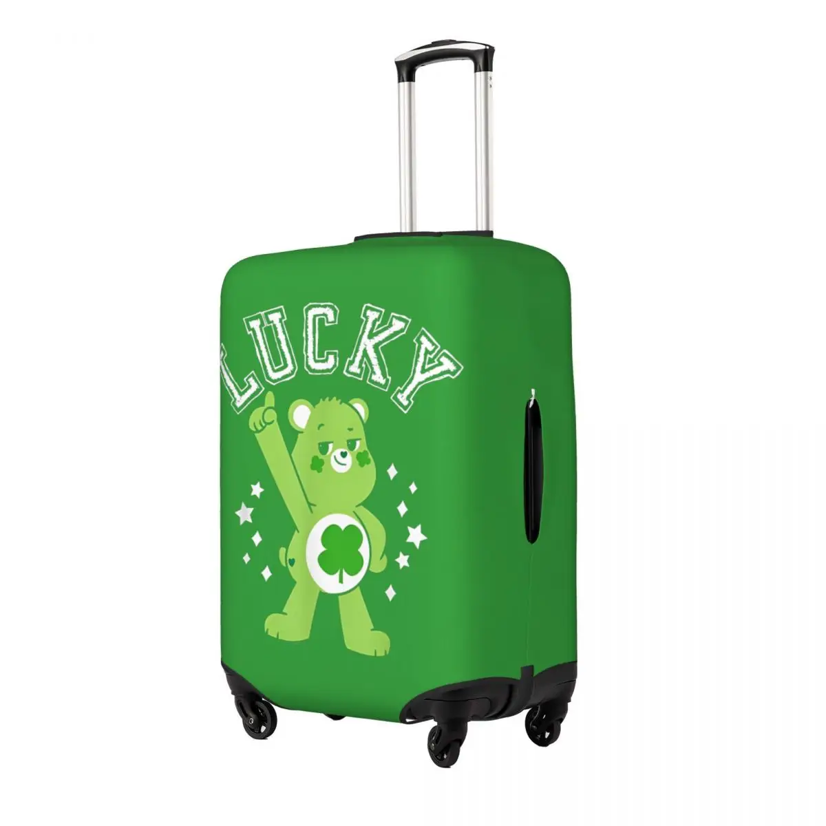 Care Bears Unlock The Magic Good Luck Bear Lucky Collegiate Suitcase Cover Business Flight Useful Luggage Case Protector