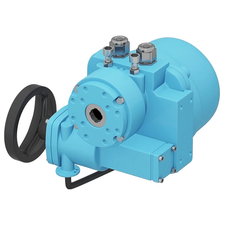 Foot-plate Mounted Intelligent QT Butterfly Quarter-turn Electric Valve Actuator for Water On/Off Type
