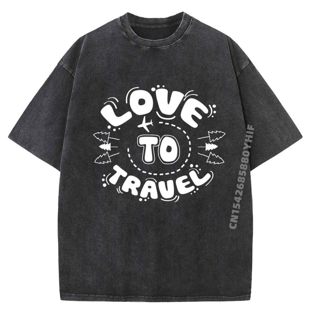 

Подарок для любителей путешествий, футболки с рисунком, мужские классические летние топы с короткими рукавами, повседневные потертые рубашки для мужчин