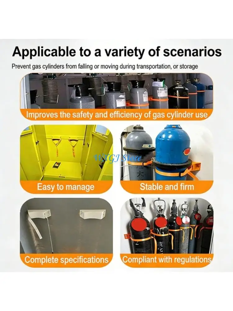 

37JE Sturdy Hydrogen Cylinder Mount Wall Fixing Bracket for Motorhome Cylinder Bracket Gas