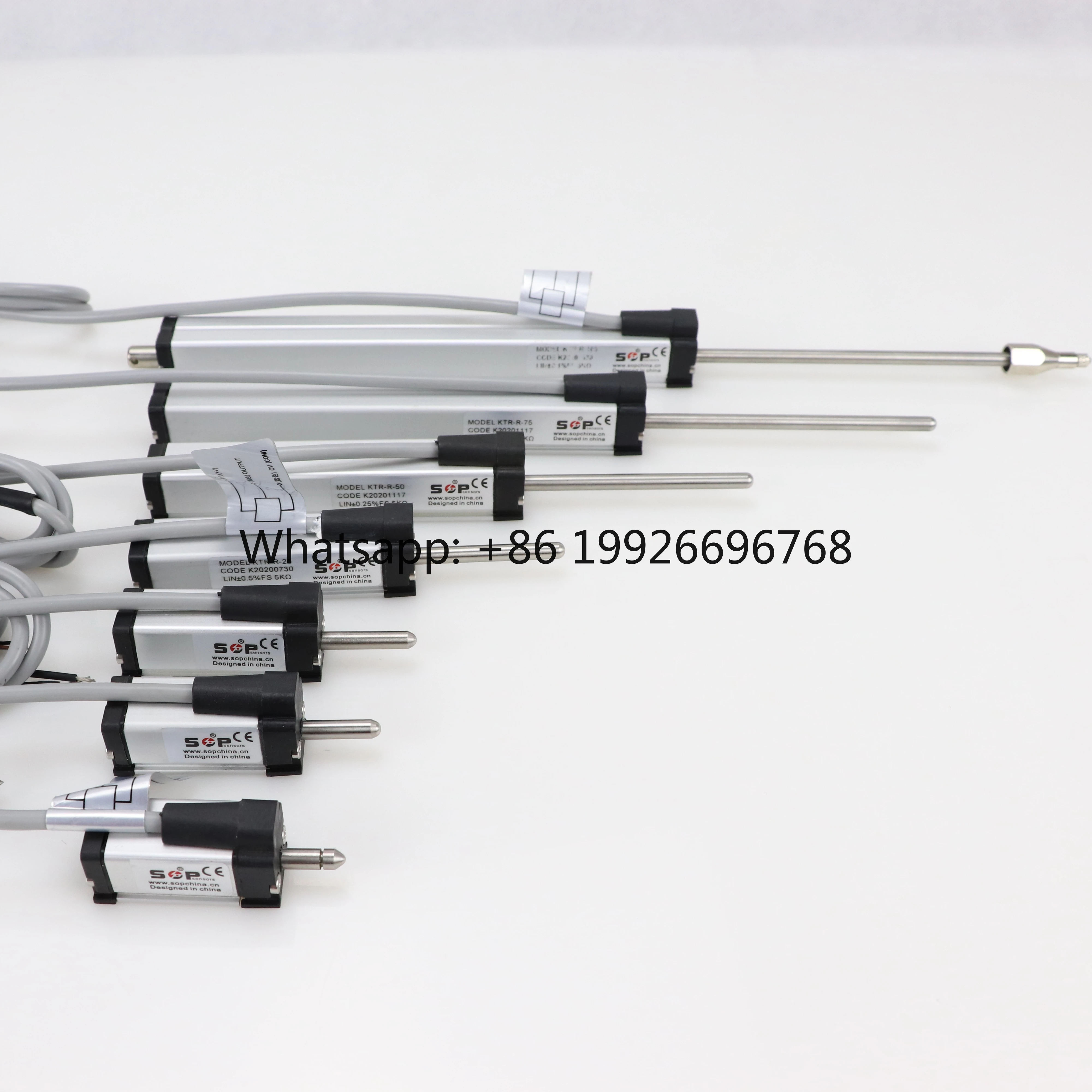 

KTR 5-100mm Self Return Spring Loaded Linear Position Transducer for Automation equipment and large printing machine