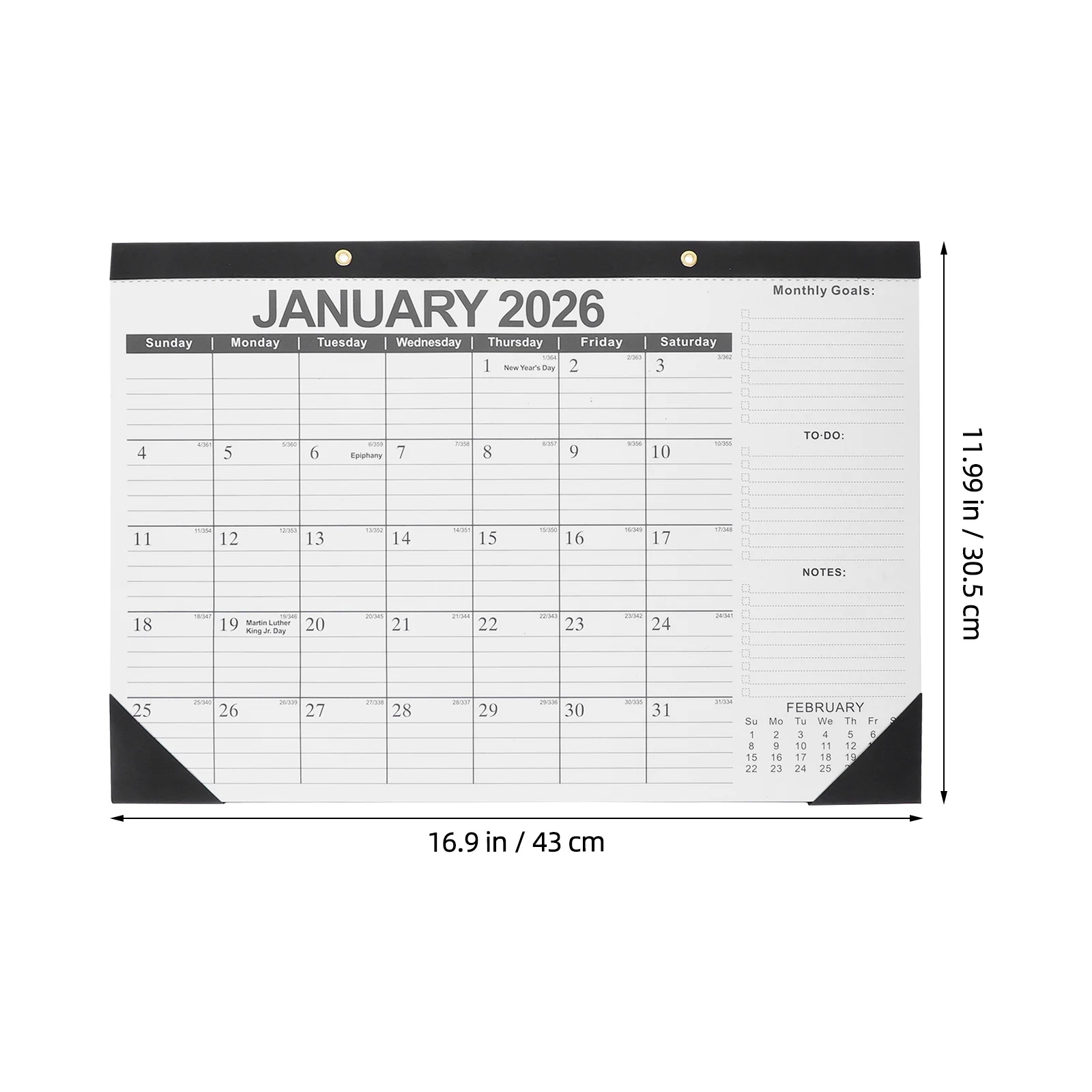 Calendario da parete 2026-2027 Grande pianificatore da appendere verticale 18 mesi da gennaio 2026 al giugno 2027 Organizzatore giornaliero per la scuola dell'ufficio domestico