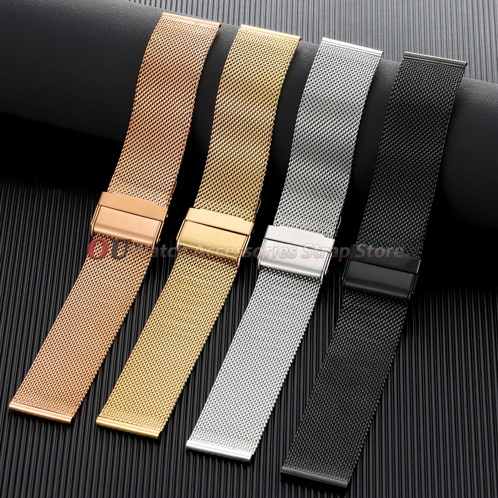 Schnellverschluss-Milanese-Armband 18mm 20mm 22mm Universelles Armband 0,6 Mesh Edelstahl 12mm 14mm 16mm 17mm 19mm 21mm 24mm Bänder – Detail 6