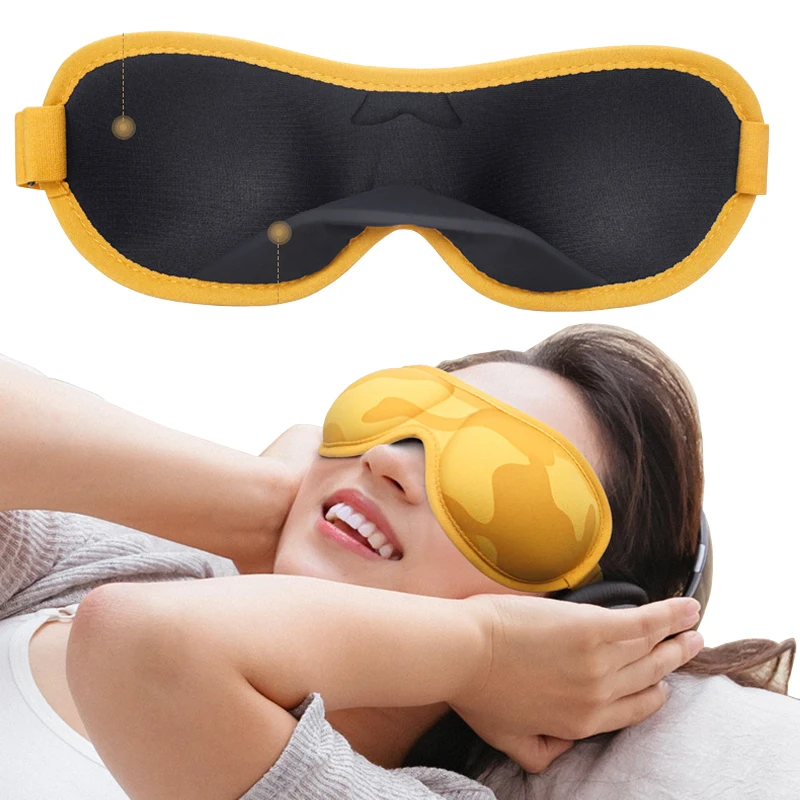 

Milk Silk 3D Sleep Eye Mask Camouflage Color Eye Patches Face Mask Eyeshade Blindfold Travel Sleeping Eye Cover Night Eyepatch