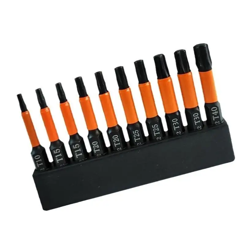 Y1UD 10pcs S2Steel Star bit 100mm hoặc 50mm Bit tuốc nơ vít từ tính dài để sửa chữa và bảo trì hộ gia đình
