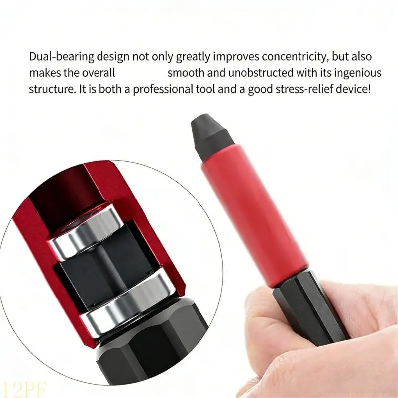 12PF Travel And Lightweight Manual Drill AT-MHD Mobius Hand Drill With Flat Shank Bit For Secure Drilling