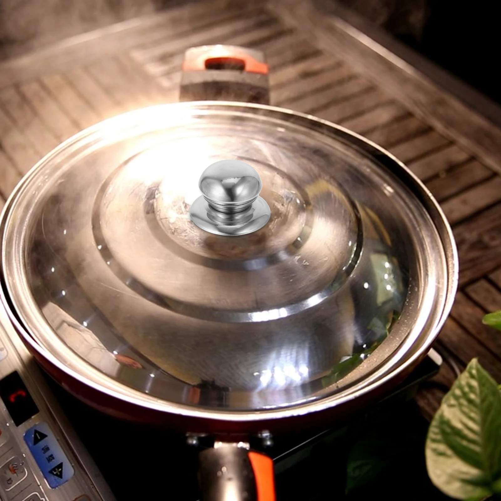 

10Pcs Stainless Steel Pot Lid Knobs Universal Replacement Handles for Cookware Kitchen and Restaurant Use