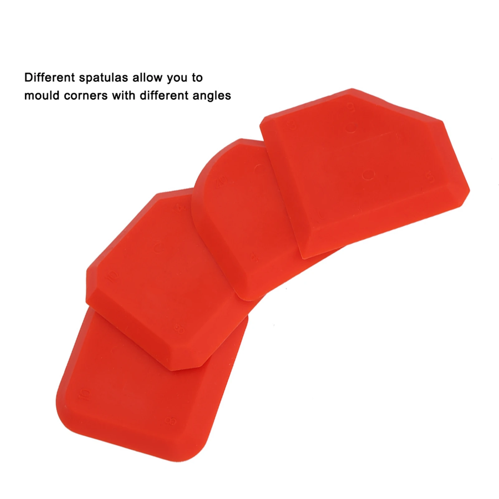 Caulk Finishing Tool 4pcs/set Silicone Sealant Remover Smoother Finisher Scraper Cleaner Caulking Tool Kit Caulking Spatulas