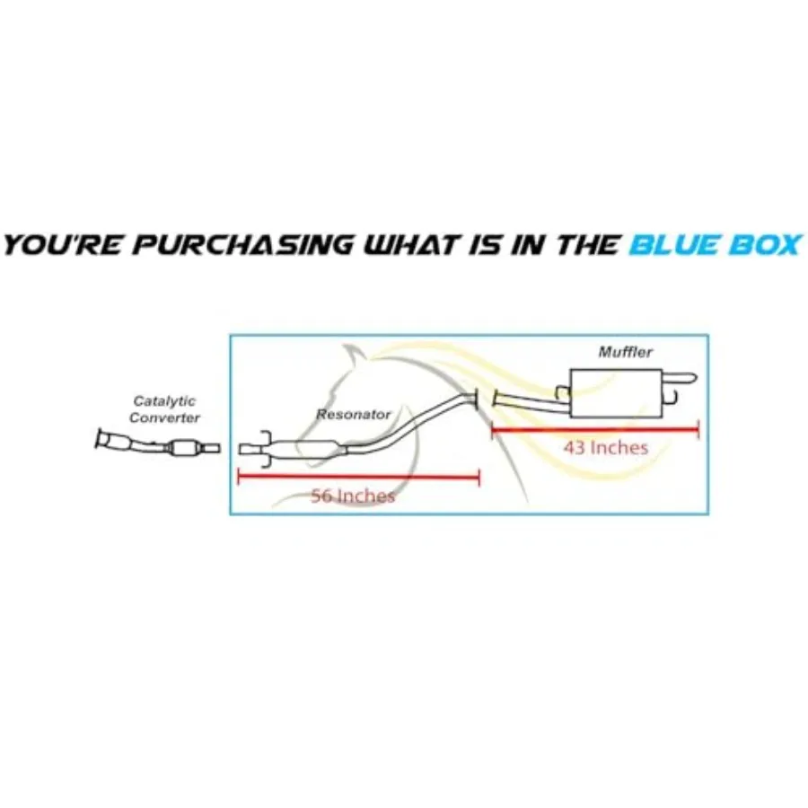 طقم نظام عادم كاتم صوت أنبوب الرنان لـ 20052008 تويوتا كورولا 1.8L مع أداء معزز للبناء من الفولاذ المقاوم للصدأ