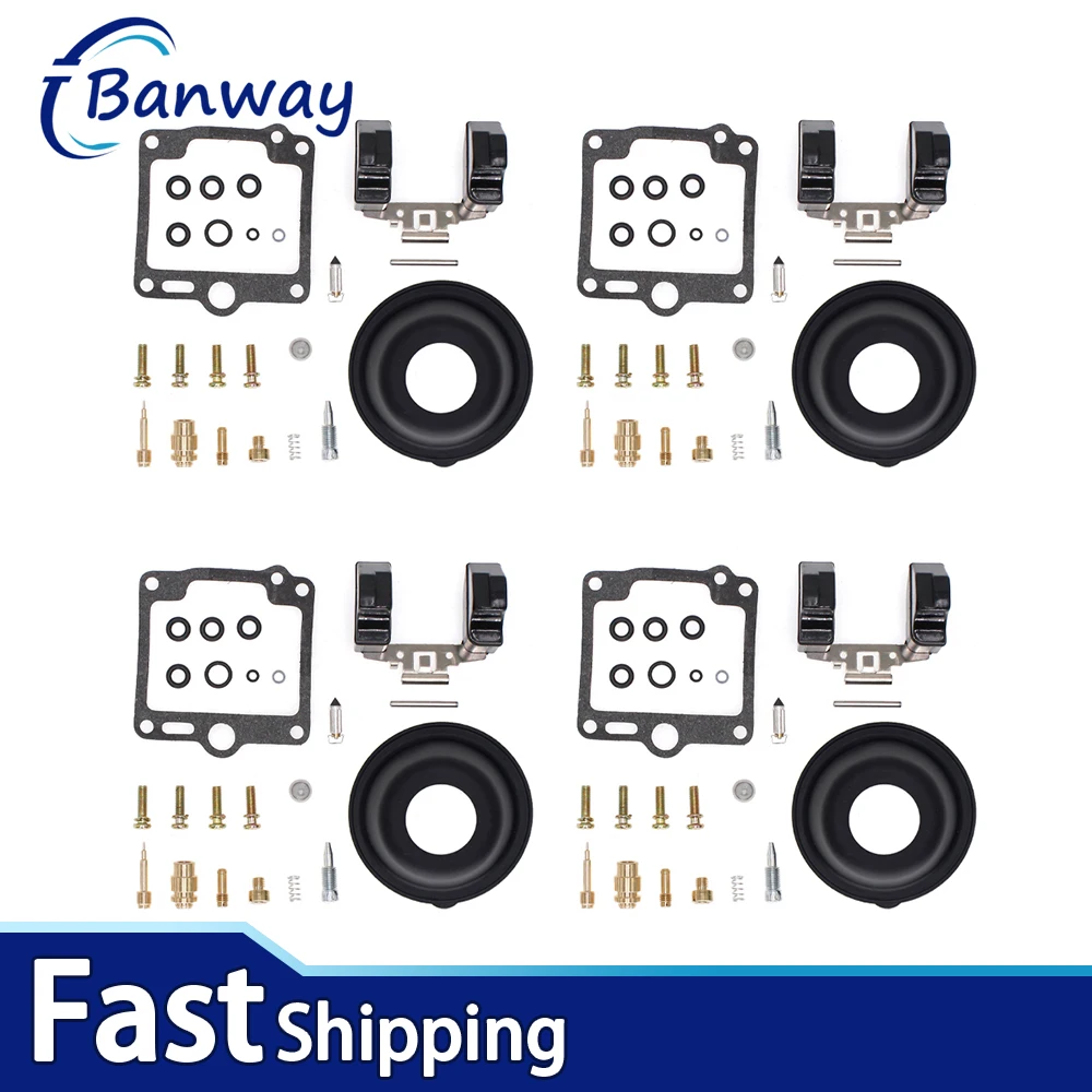 

FOR YAMAHA FJ1200 FJ 1200 88-92 4X Carburetor Carb Rebuild Repair Kit & Float