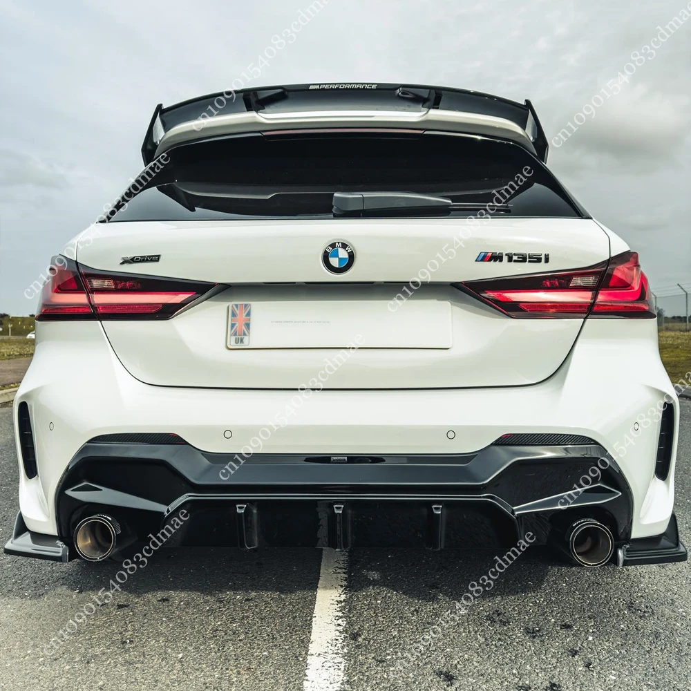 Maxton Style Rear Bumper Side Canard Splitter Diffuser Corner Guard Tuning For BMW 1 Series F40 M Pack M135i 128ti 2019-2024