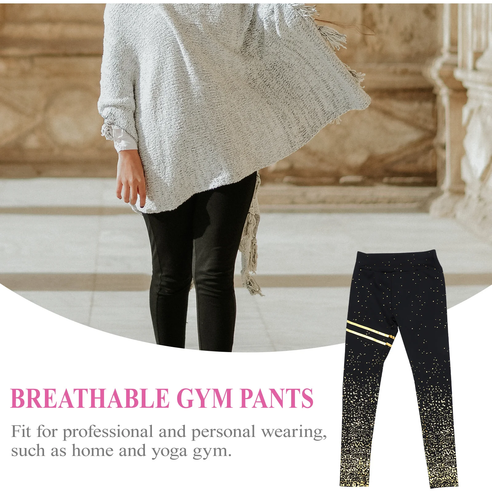 

1Pcs Women Yoga Leggings High Waist Stretchy Pants for Gym Exercise Running Cycling Fitness Yoga Pants Gym Leggings