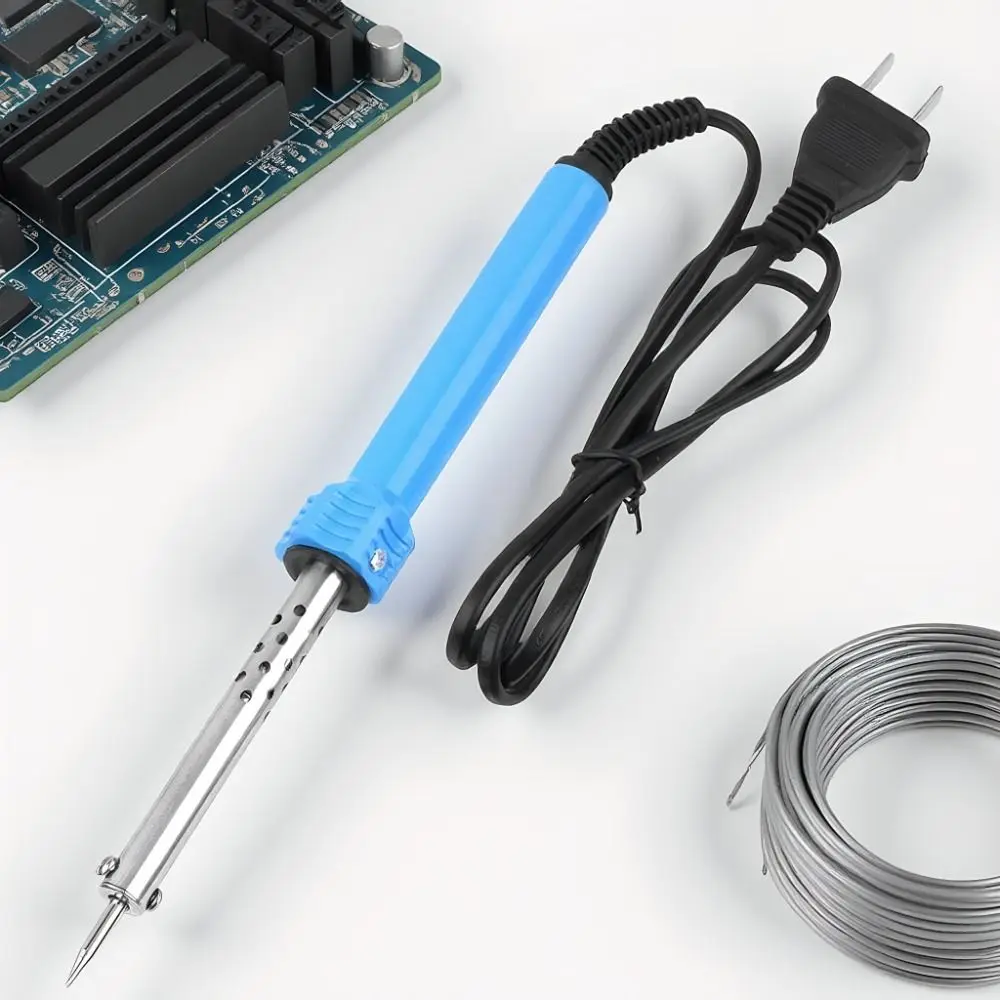 Portable 30W/60W Electric Soldering Iron Kit Plastic Handle Quick Heating Hand Solder Tool Kit Welding Tools DIY Projects