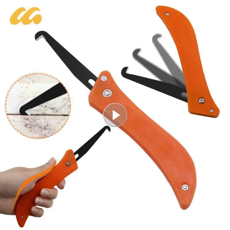 Professional Tile Gap Knife Tile Gap Repair Tool Hook Knife Old Mortar Cleaning Dust Removal Steel Construction Hand Tools Sets