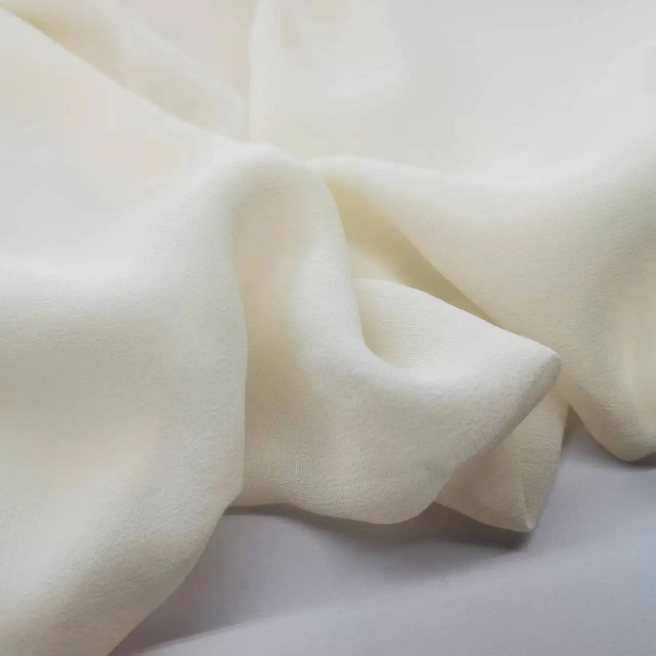 138CM Wide 12MM Solid Color Beige Silk Georgette Fabric-Thin Material for Shirt Dressmaking Dress and Other Fashion Summer Y379