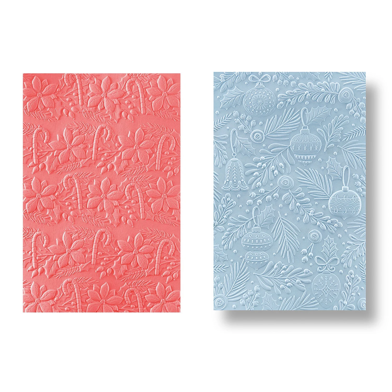 Radosne laski cukierków Folder do wytłaczania 3D Boże Narodzenie Udekoracja drzewa Tło Wzór Szablony Szablon do DIY Scrapbooking