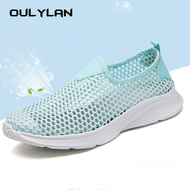 

2024 Lightweight Mesh Casual Shoes With Soft Soles, Breathable And Lightweight Commuting Shoes, Single Kick Women's Shoes