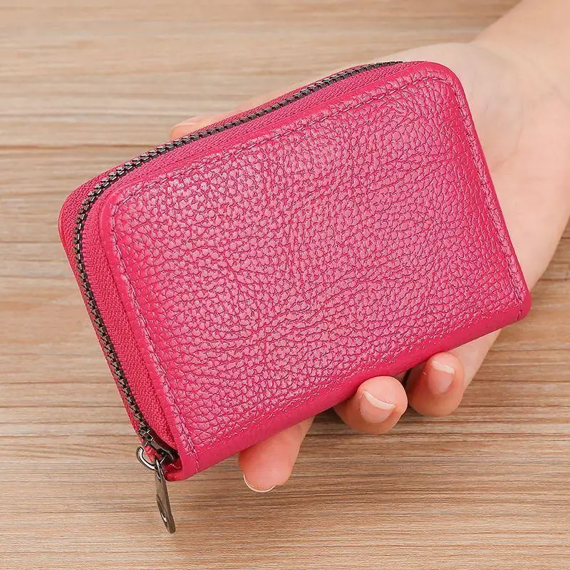 20 Kartenfächer PU-Geldbörse für Geschäfts-, Bank-, Kredit-, Bus- und Ausweiskarten, Münztasche, Anti-Entmagnetisierungs-Organizer – Detail 6