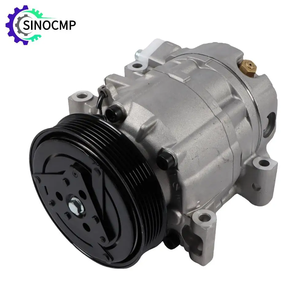 SINOCMP 6PK AC Compressor For Nissan X-Trail T30 Primera 2.5L 2001-2008 92600-AU000 92600-AU010 3K600-45010 3K610-45010 R-134a