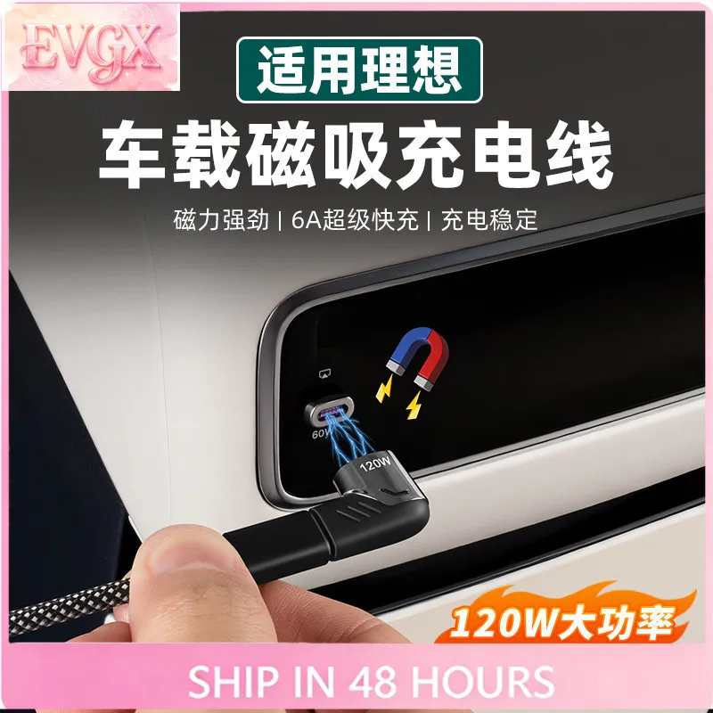 For Li Auto L6 L7 L8 L9 i6 i8 MEGA Car Fast Charging Data Cable Apple Adapter Accessories Replacement Custom Fit