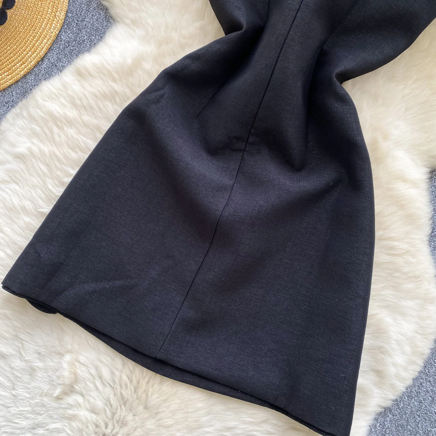 Elegant สามมิติ backless slim Dress Chic Party Vestidos เอวสูง Basic ชุดราตรีสตรี