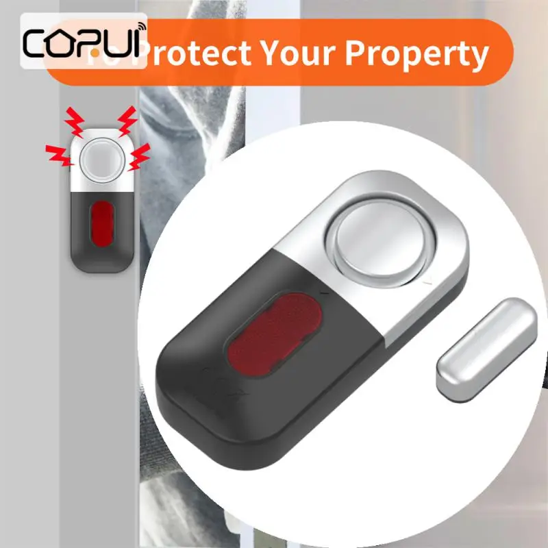 CORUI Smart Door And Window Sensor Door Window Open/Close Detector Home Hotel Anti-theft Alarm 130dB Door Magnetic Induction