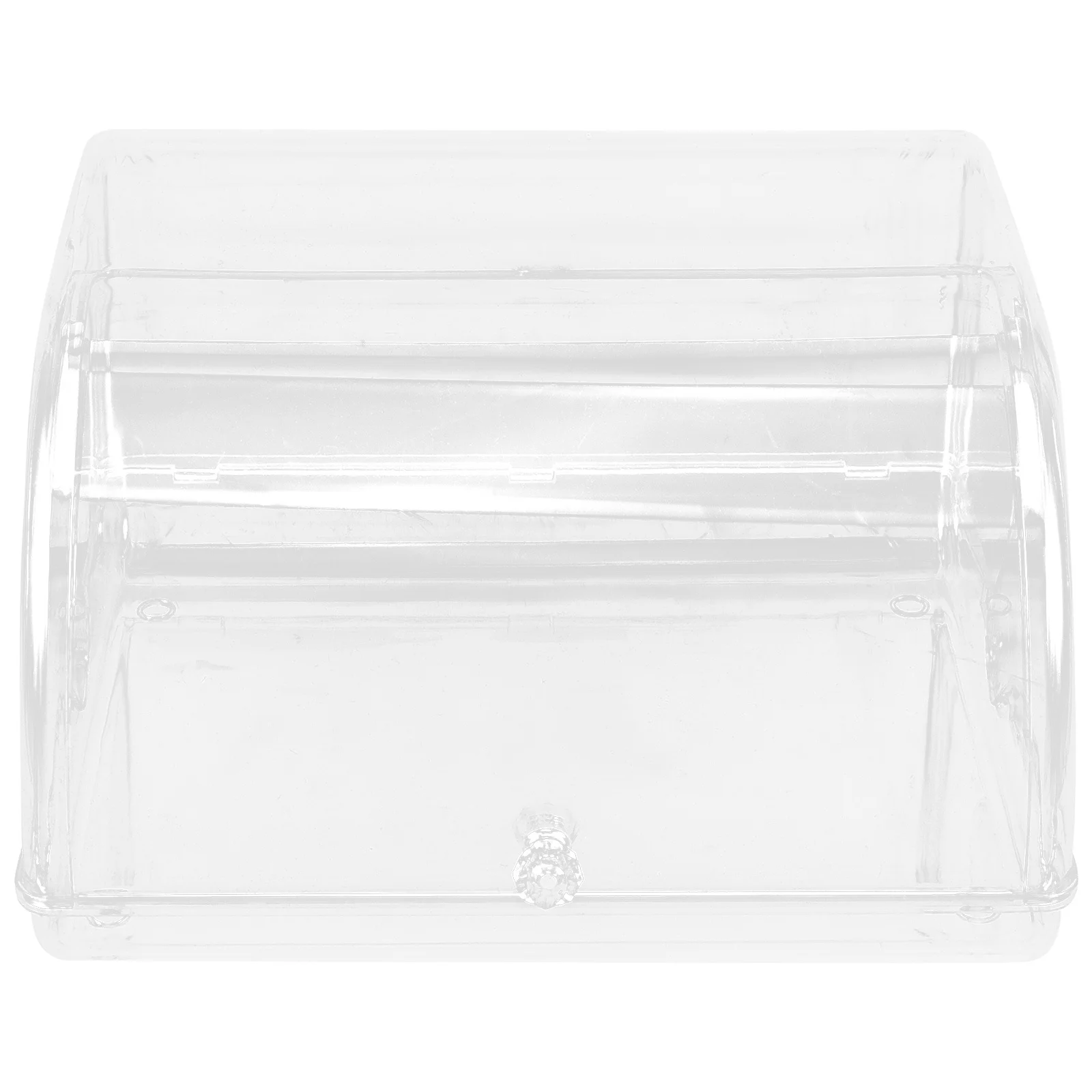 

Flip Cover Storage Box Transparent For Keys Remote Controls Jewelry Sundries Desktop Organizer Entryway Table Decor