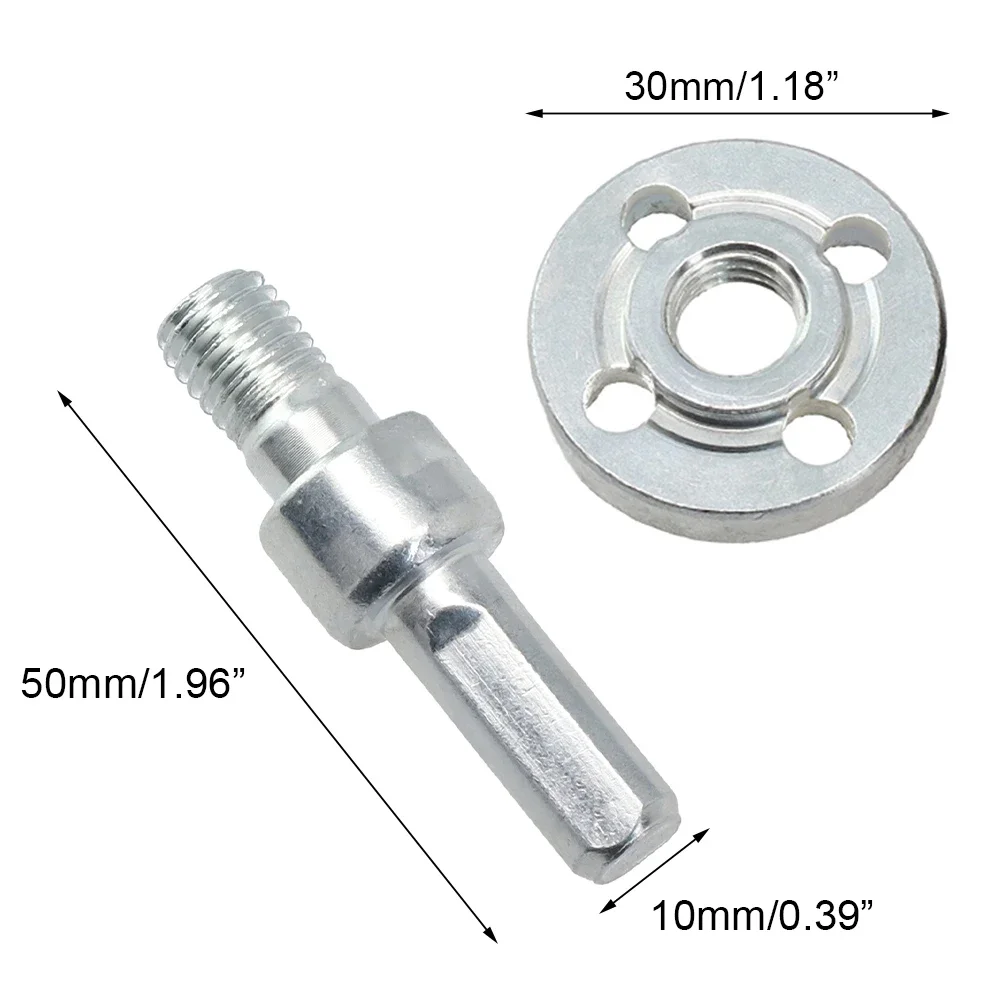 10mm Electric Drill Variable Angle Grinder Connecting Rod Converter Accessory Set Grinding Connection Adapter Power Tool