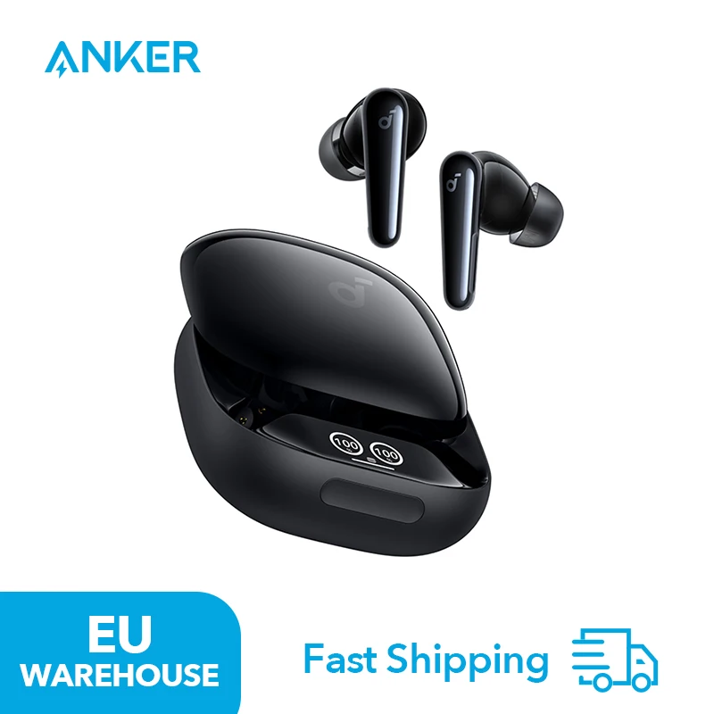 (EU-voorraad) Soundcore van Anker Liberty 4 Pro, draadloze Bluetooth-hoofdtelefoon met ruisonderdrukking, in het oor