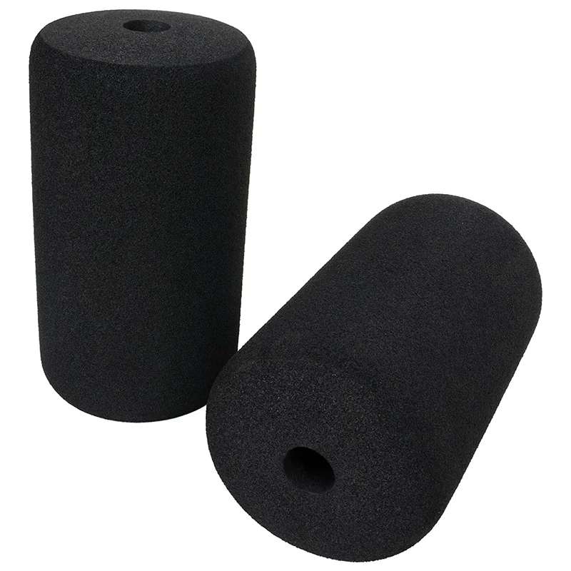 1 Pcs Foam Foot Pads Rollers for Home Gym Exercise Machines Equipments Replacements with 1 Inch(2.5cm) Rod Sponge Tube Sleeve