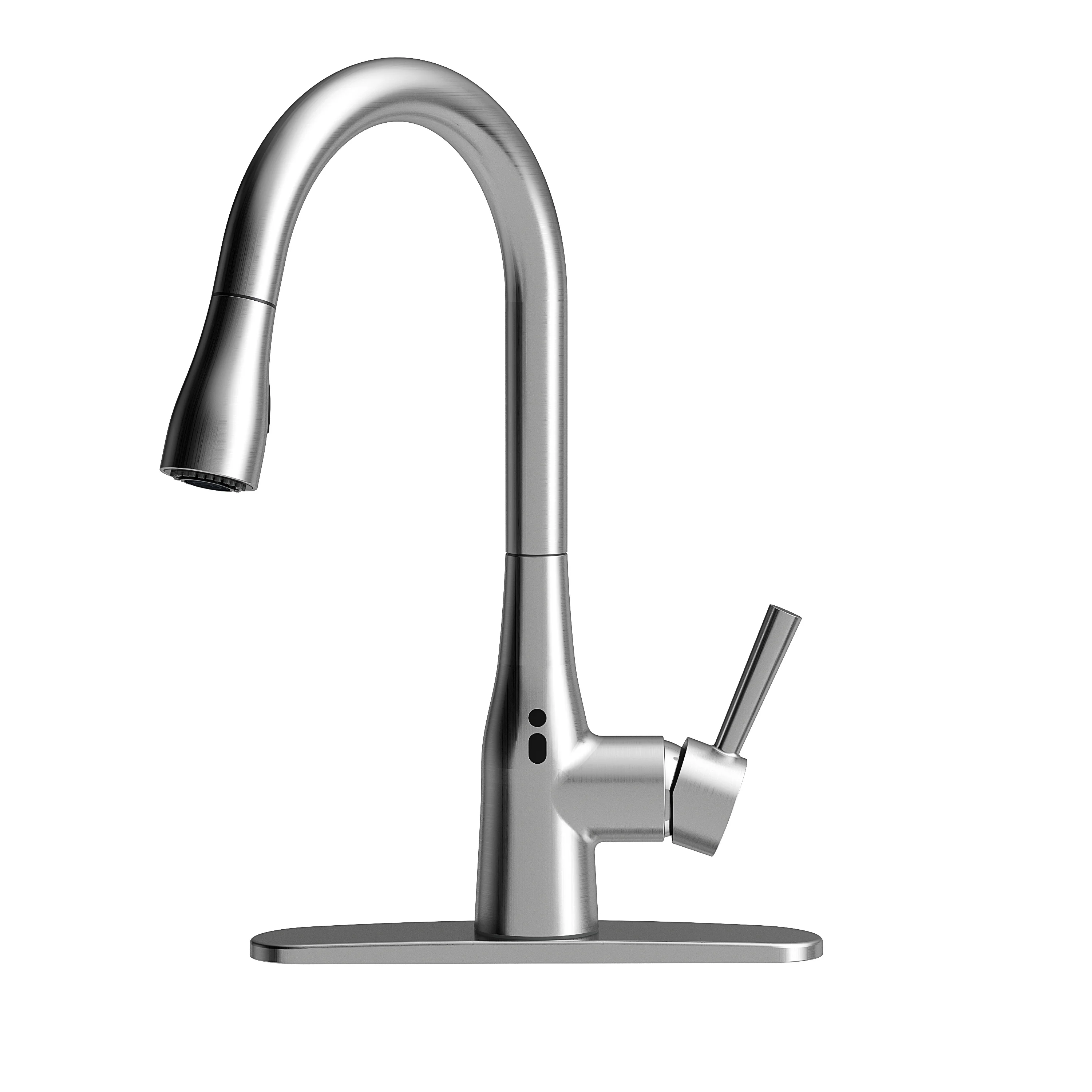 ZC1-Intelligent Sensing Kitchen Faucet Rotation and Pull-down  Deck Mounted Zinc-alloy Multifunction Kitchen Faucet