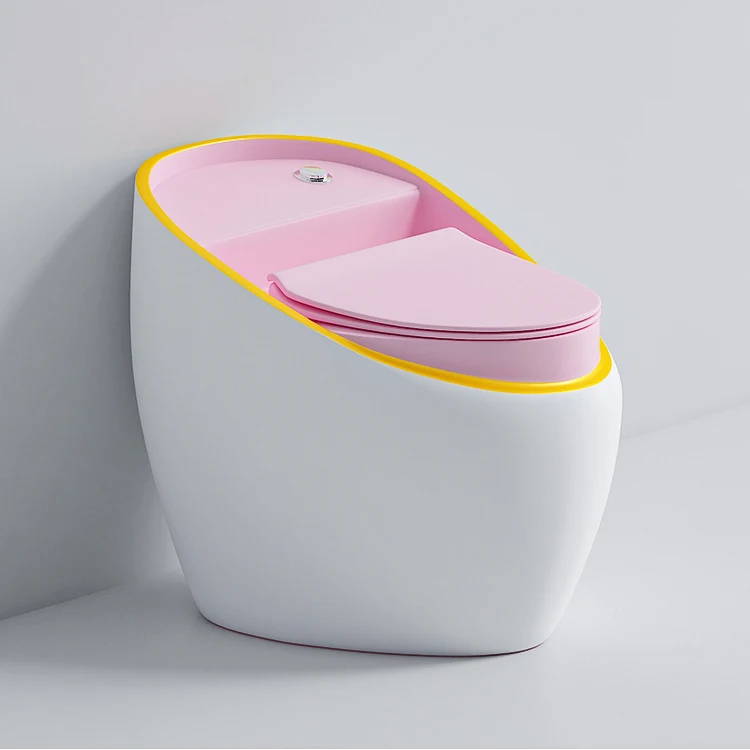 Toilette colorata integrata