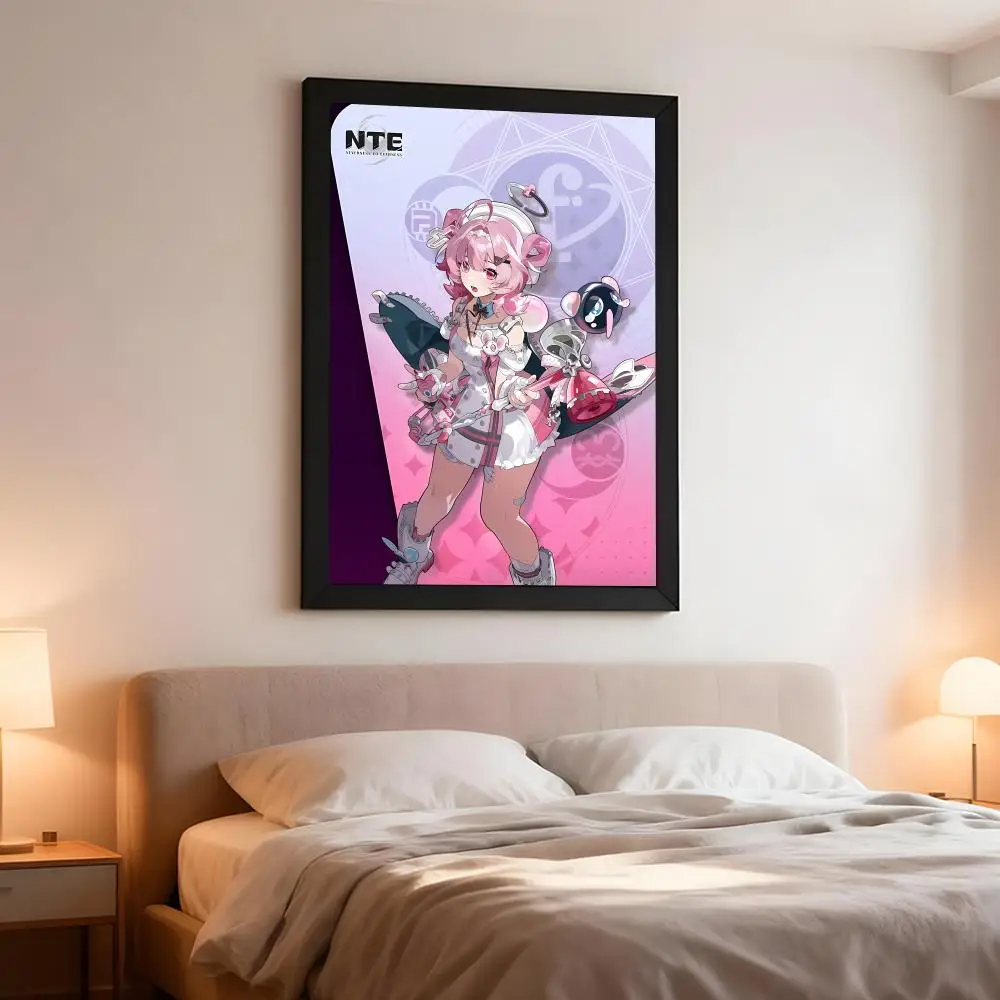 Open-World Fantasy-Game N-Neverness to Everness Poster Artistic Peel-Off Wall Decor, Indoor Outdoor Home Ornament for Collectors