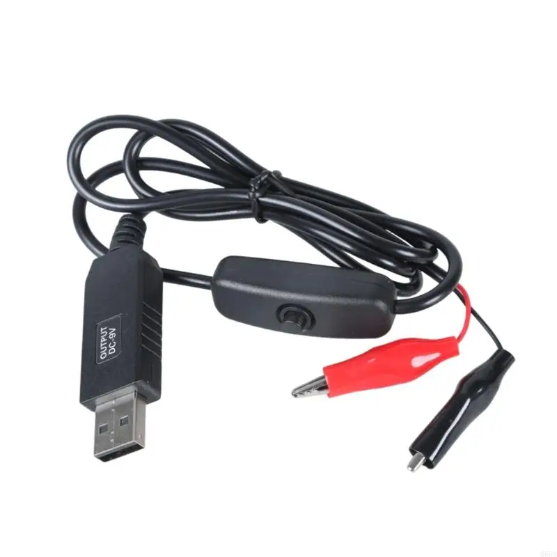 066A USB 5V2A إلى 9V التمساح المزدوج كابل تزويد الطاقة لأجهزة التوجيه وكاميرات الأمان سلك الاتصال