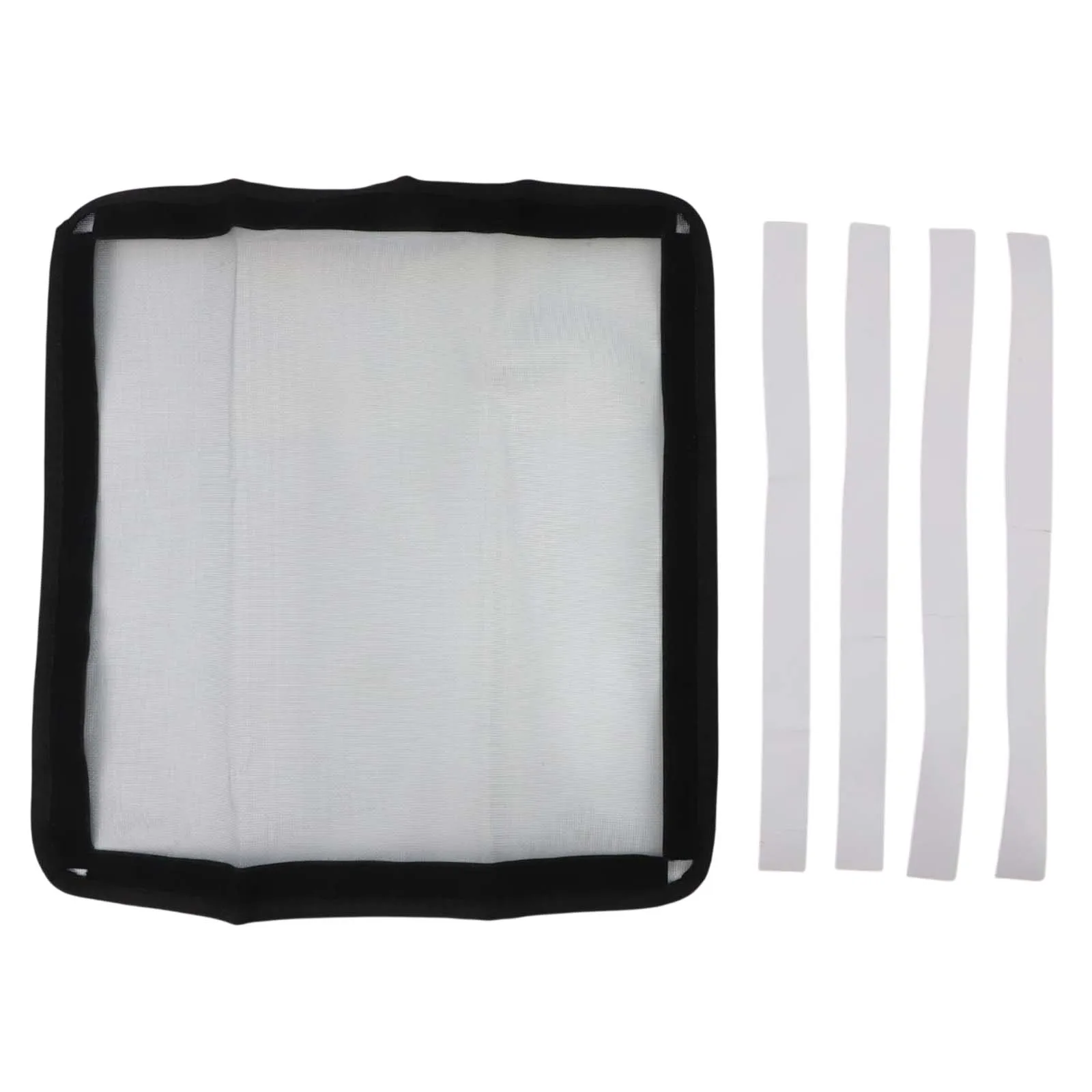 RV Roof Ventilation Screen 41x41cm Black Breathable Mesh Sun Shade Net For Skylight Home Air Quality Improvement
