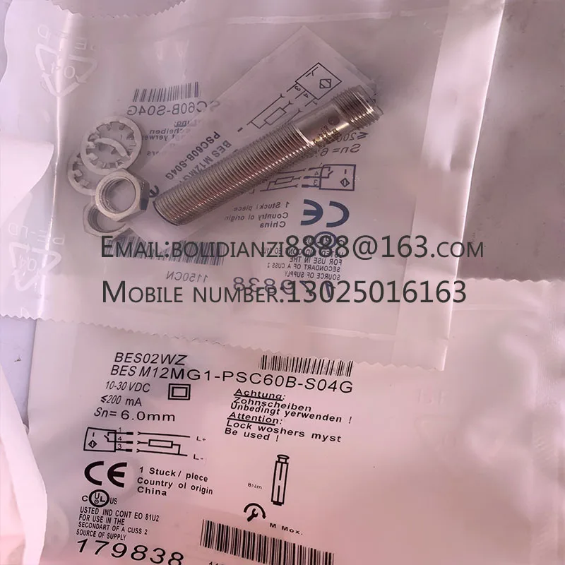 

The brand-new original sensor BES M12MG1-PSC80B-S04G is guaranteed for one year in stock.