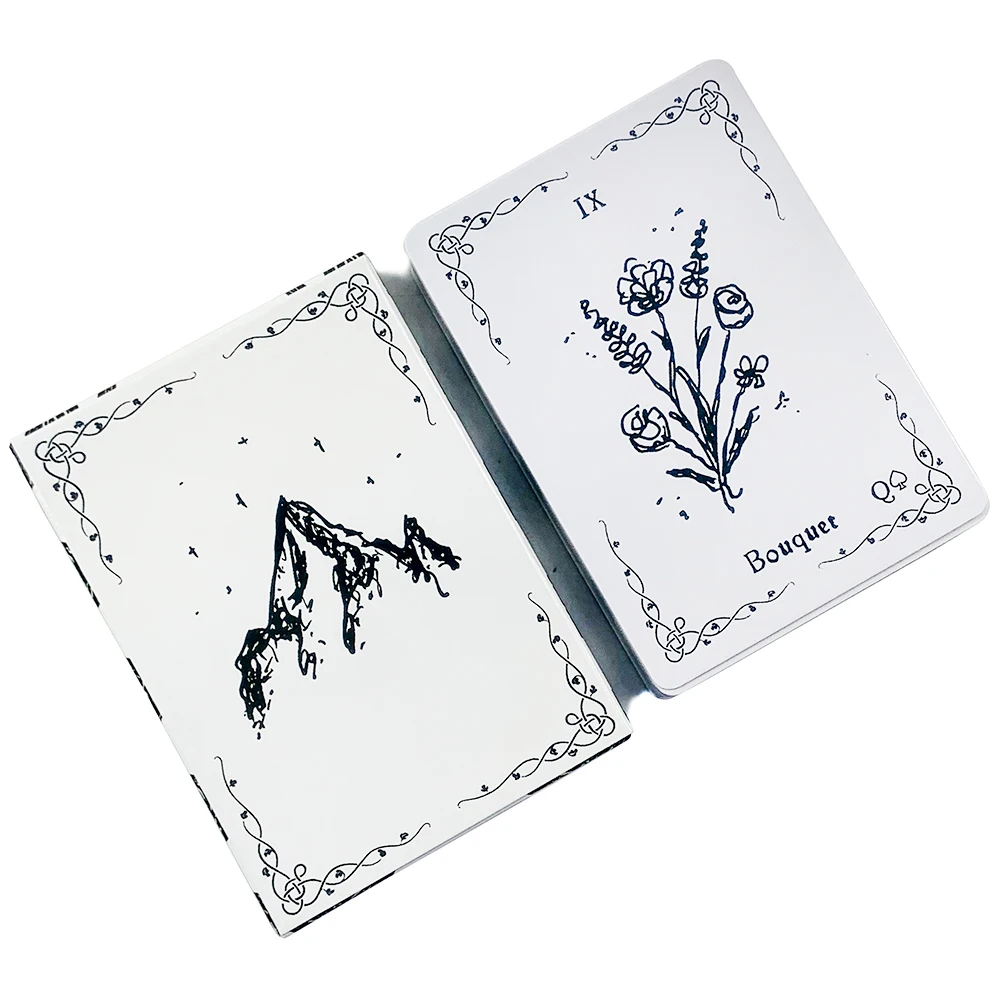Cartes Oracle 8,8*6,3 cm, 36 cartes avec illustrations vibrantes, élégantes et compactes, comprenant un guide pour les débutants, les voyages et la divination.