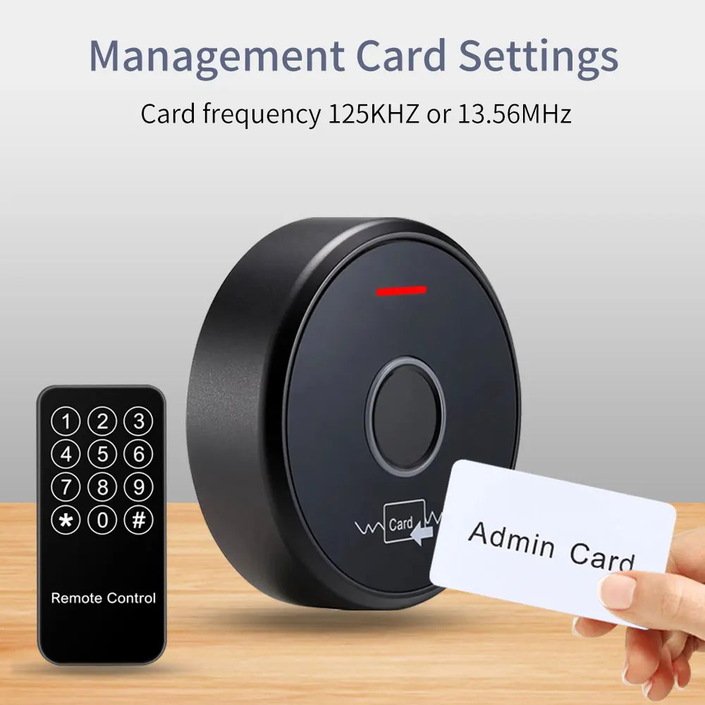Support Tuya App IP66  Wifi Standalone Fingerprint RFID Access Keypad Door Lock System Magnetic Alarm Time Delay 4-8 Bits Pin