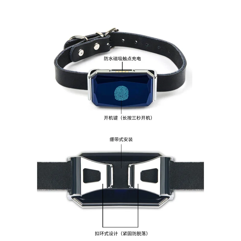 Smart Gps Pet Tracker Collar Real-Time Tracking 5m Accuracy Ip67 Waterproof 10-Day Battery Geofence Alerts Dogs Cats Positioning