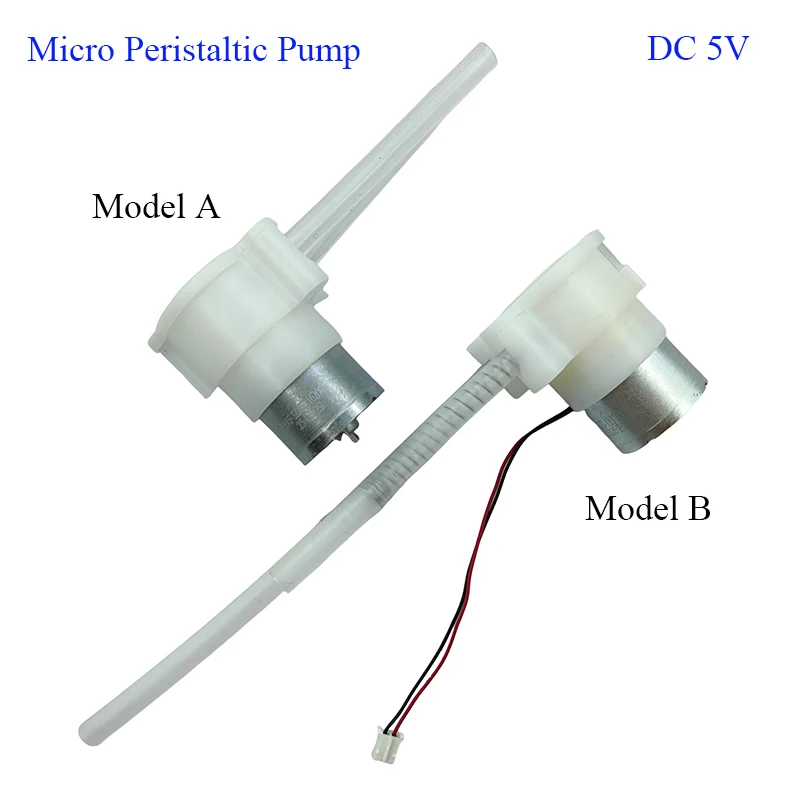 DC 3V 5V Mini Peristaltic Pump Micro Self-priming Suction Liquid Pump Lab Dosing Ink Squeeze Sampling Pump